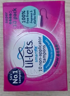 Lil-Lets Smart Fits Super Tampons 10s Non Applicator