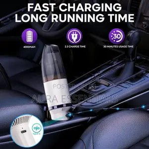 Wet and Dry Portable Car Vacuum Cleaner