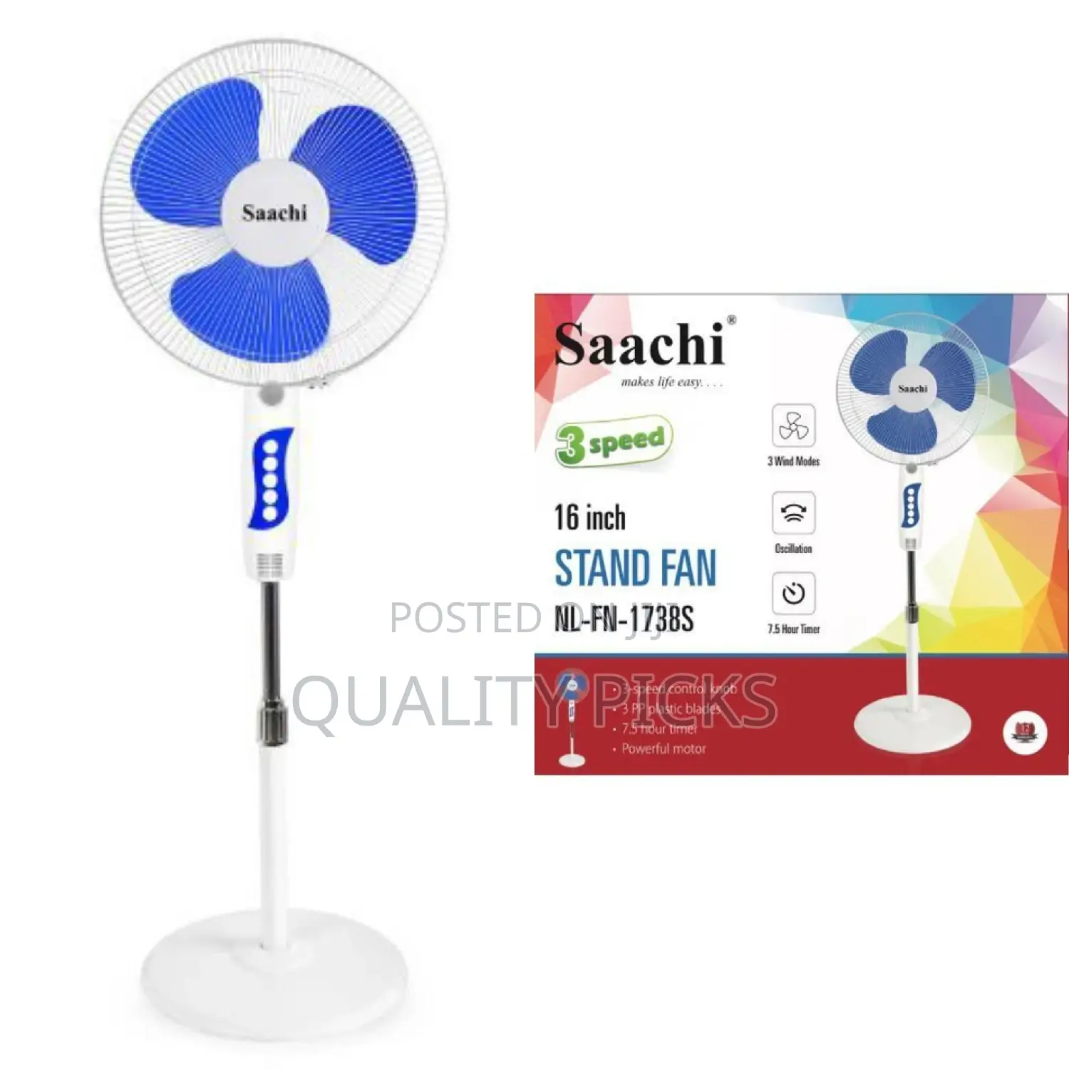 Electric Saachi Stand Fan