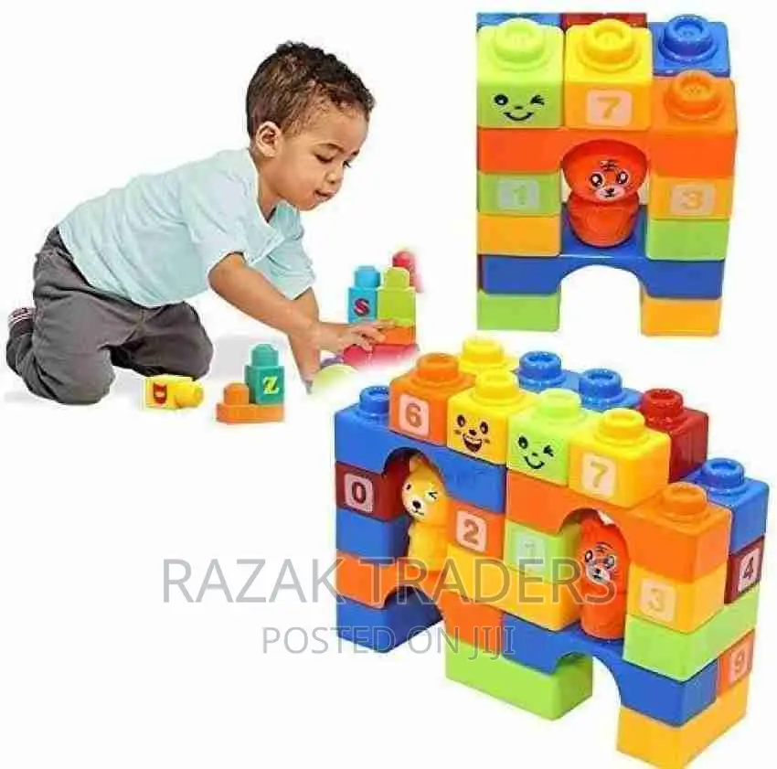 Kids Building Blocks With Cartoon 4pcs