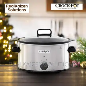UK CROCKPOT 3.5L Stainless Steel Sizzle Stew Slow Cooker