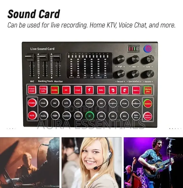 M9 Audio Interface Sound Card