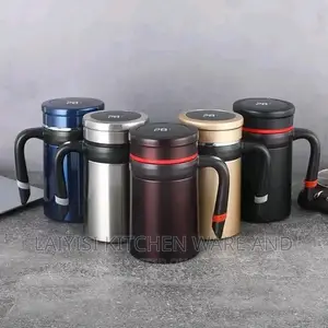 1piece of Temperature Display Travel Hot and Cold Mug