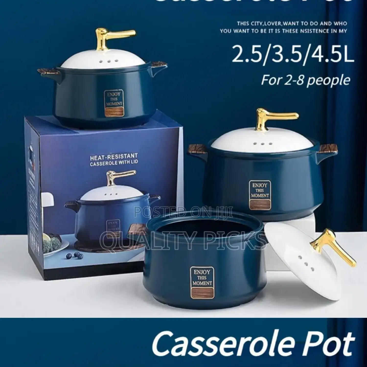 Brand Casserole Cooking Pot