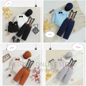 0-2yrs Boys Tuxedo Cloth Suits