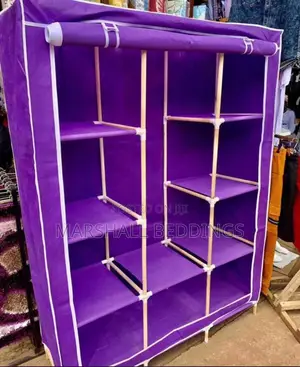 3 Column Wooden Wardrobe