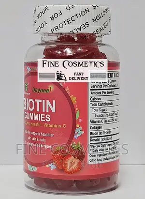 BIOTIN GUMMIES Unisex Formula for Healthy Skin, Hair + Nails
