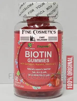 BIOTIN GUMMIES Unisex Formula for Healthy Skin, Hair + Nails