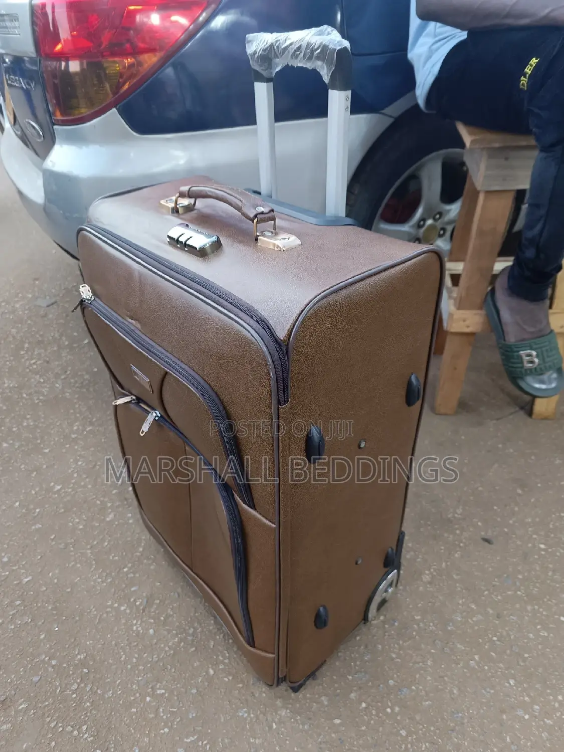 Big Size Leather Suitcases