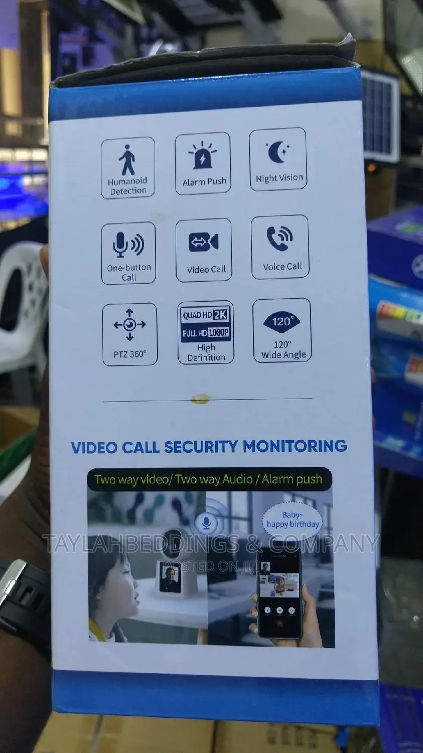 V360 Smart Video Calling PTZ IP Camera