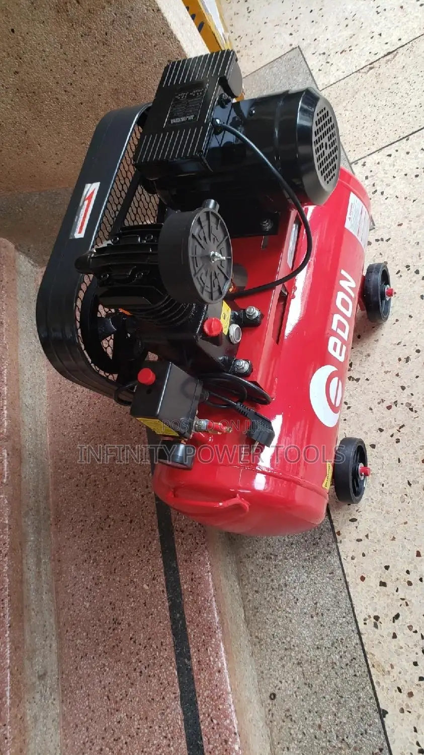 Edon Compressor 50l, Single Piston Electric