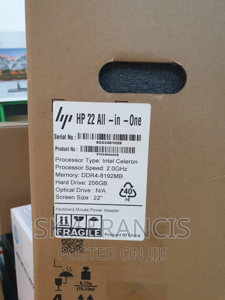New Desktop Computer HP 8GB Intel Celeron SSD 256GB