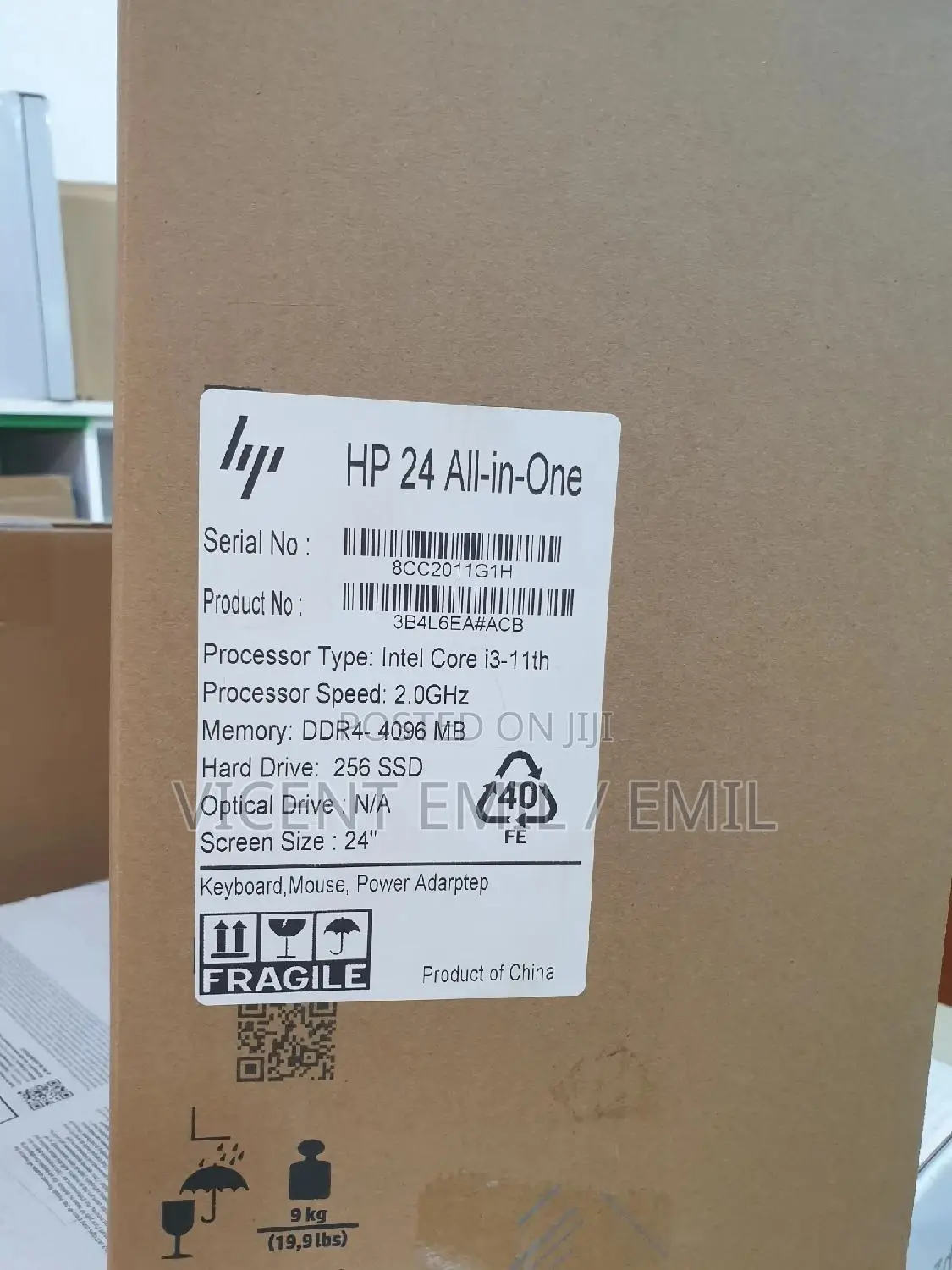 New Desktop Computer HP 4GB Intel Core I3 SSD 256GB