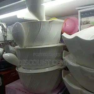 Ceramic Dishes With Serving Spoons