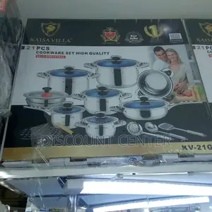21 Piece Cookware Set High Quality Dish Saucepans