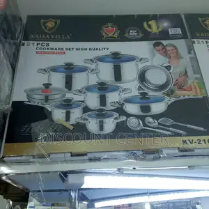 21 Piece Cookware Set High Quality Dish Saucepans