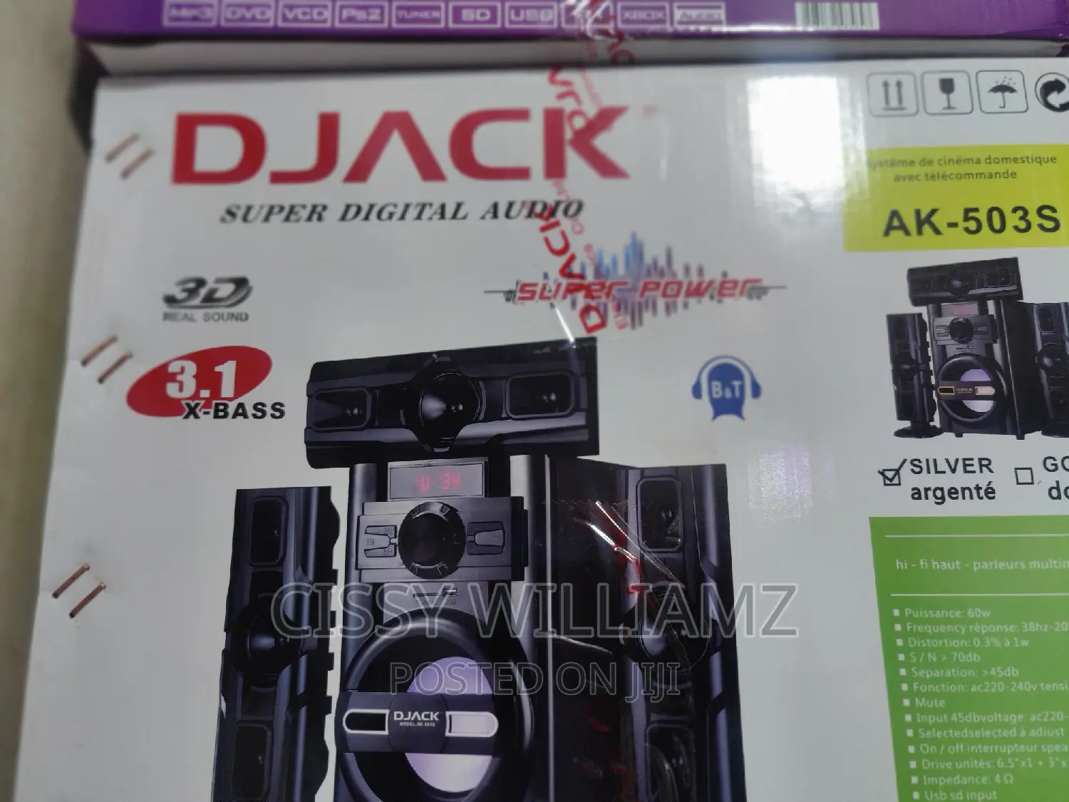 Djack Ak-503s Woofer/Djack Bluetooth Speaker