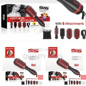 Brand 5 in 1 Hair Straightener Brush