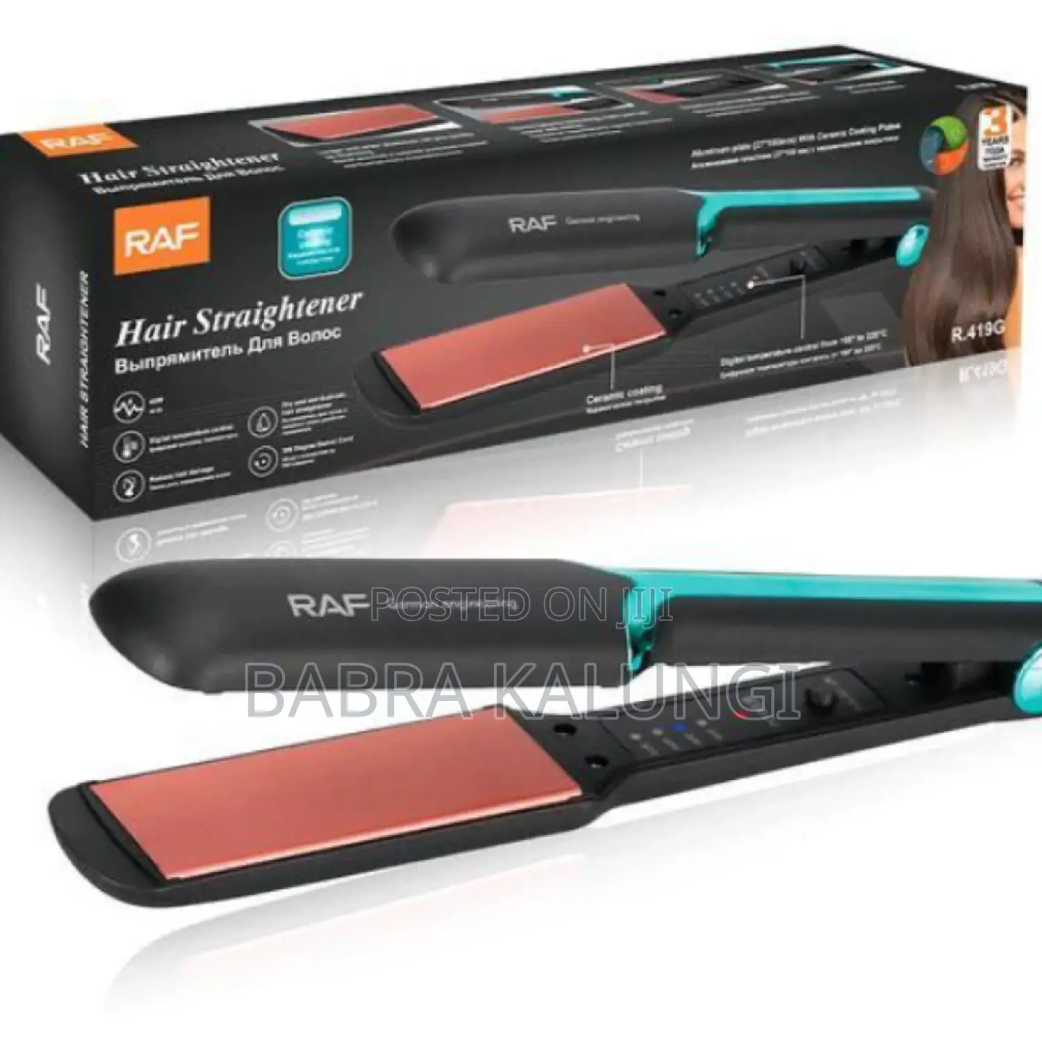 Electric Raf Hair Straightener