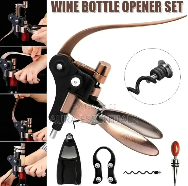 Professional Wine Bottle Opener Manual Corkscrew