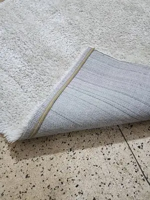 150x220cm Shaggy Carpet -White