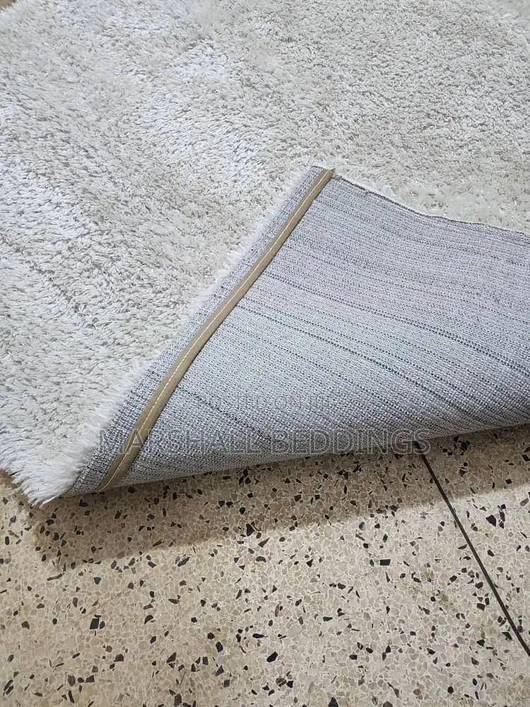 150x220cm Shaggy Carpet -White