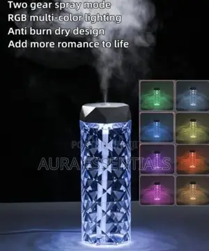 Crystal Night Light Humidifier ( 400ml)