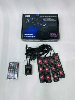 Car LED Atmosphere Lights Under Dash Lighting, With Remote