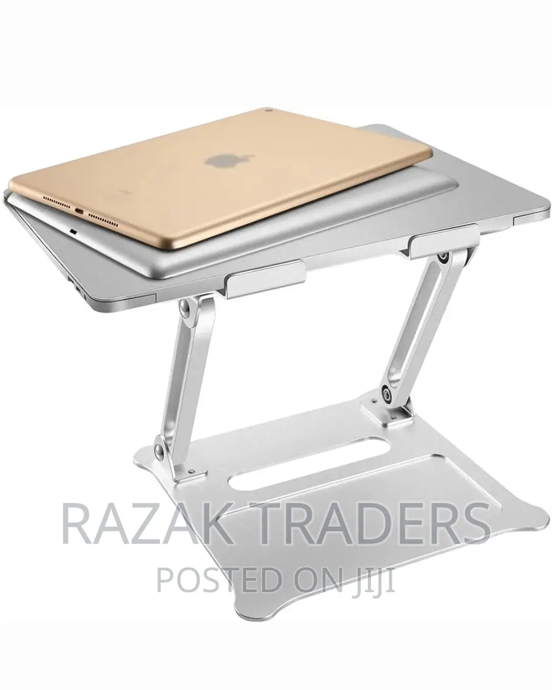 Laptop Ventilated Stand, Aluminum Laptop Riser Foldable