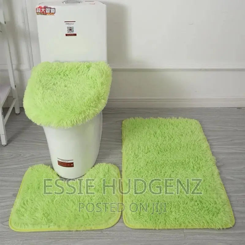 3pcs Fluffy Rug Mat Set