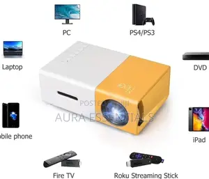 Multimedia Support Mini Projector
