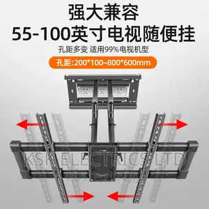 Tv Retractable Rotating Bracket Can Avoid Sockets Suitable