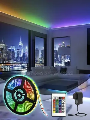 Led Strip Light 5m With a Remote and Adapter