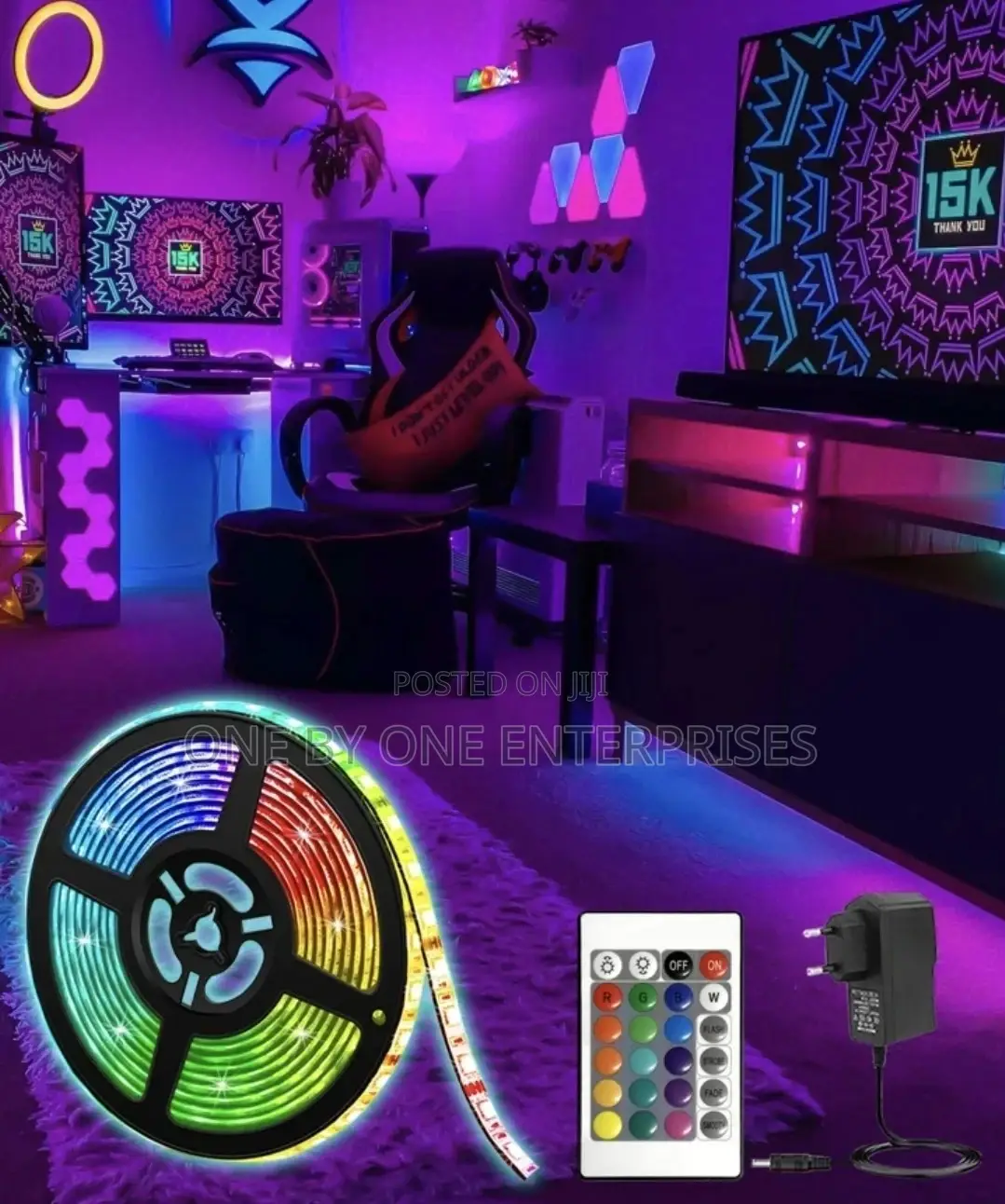 Led Strip Lights Remote Control Decoration Living Room