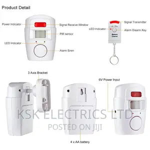 Pir Motion Detector System and Mini Sensor Alarm System