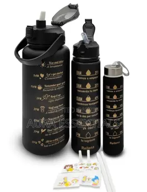 Gradient Color Leafproof Scale Sports Water Bottle