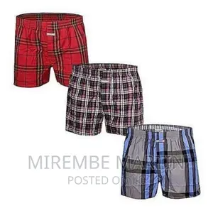 3 Pack of Checkered Men’S Boxers