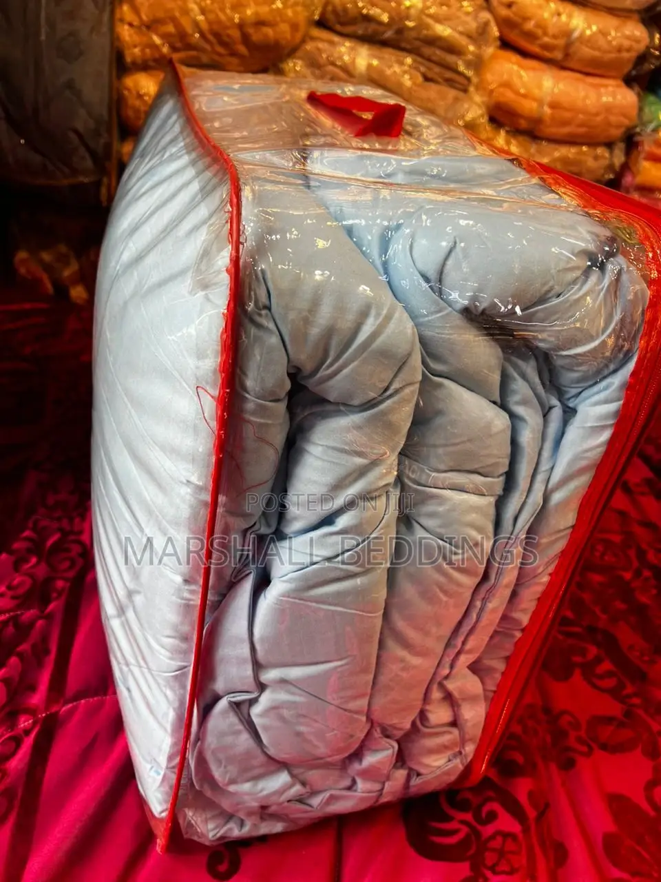Blue Pure Cotton Duvet With Bedsheet and Pillowcases