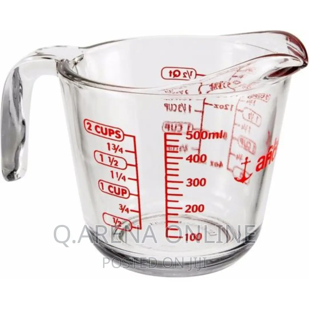 500ML Glass Measuring Cups Jugs With 4 Kinds of Scale Marks