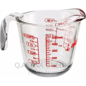 500ML Glass Measuring Cups Jugs With 4 Kinds of Scale Marks