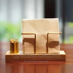 Creative Vertical Tissue Storage Rack With Toothpick Holder