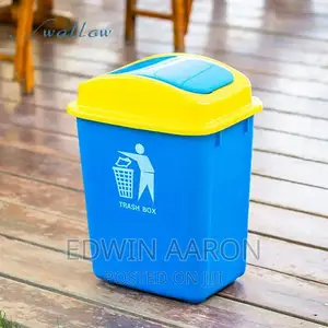 Plastic Swing Dustbin With Lid 30L