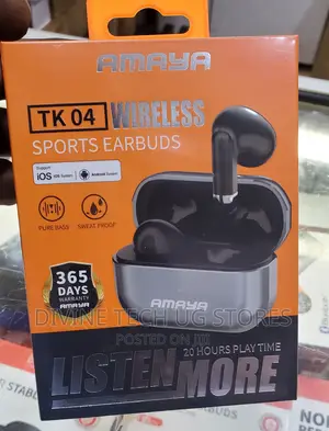 Amaya TK 04 Wireless Sports Earbuds 5.3 Bluetooth