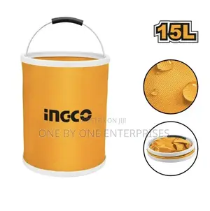 Ingco 15l Dust Bin Waterproof Folding Bucket 250x320 Mm