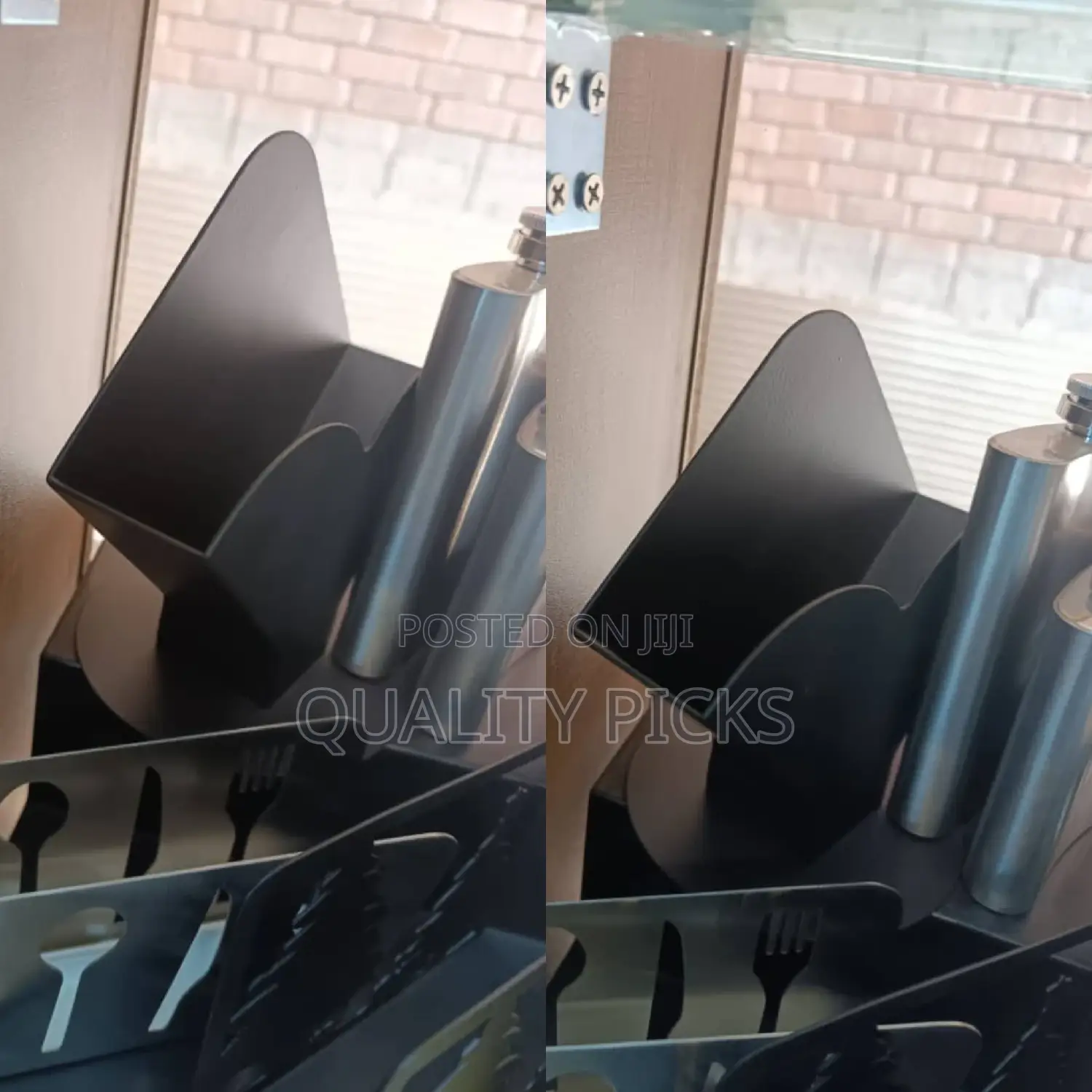 Black Tissue Holder