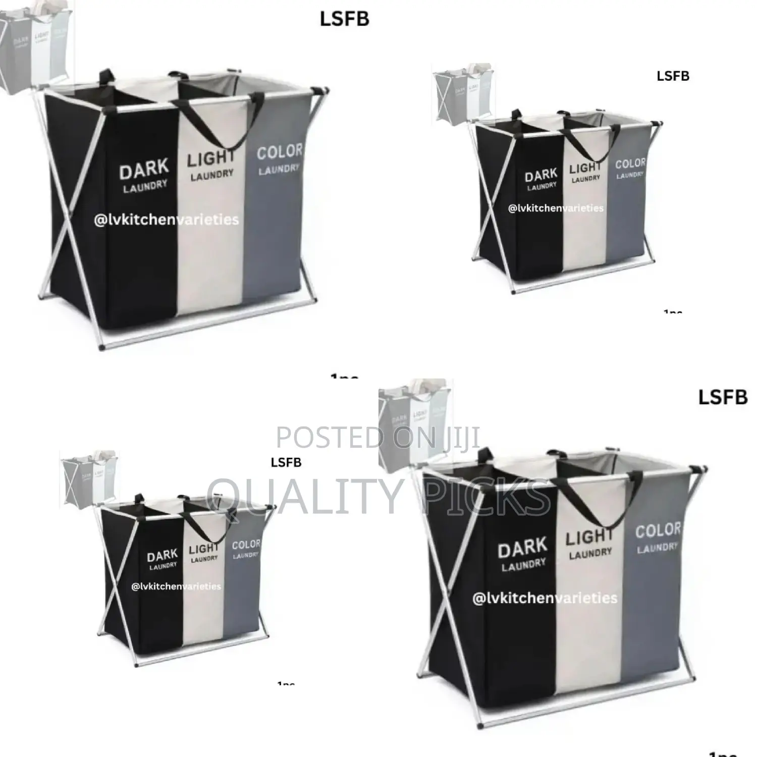 Foldable Clothes Laundry Basket
