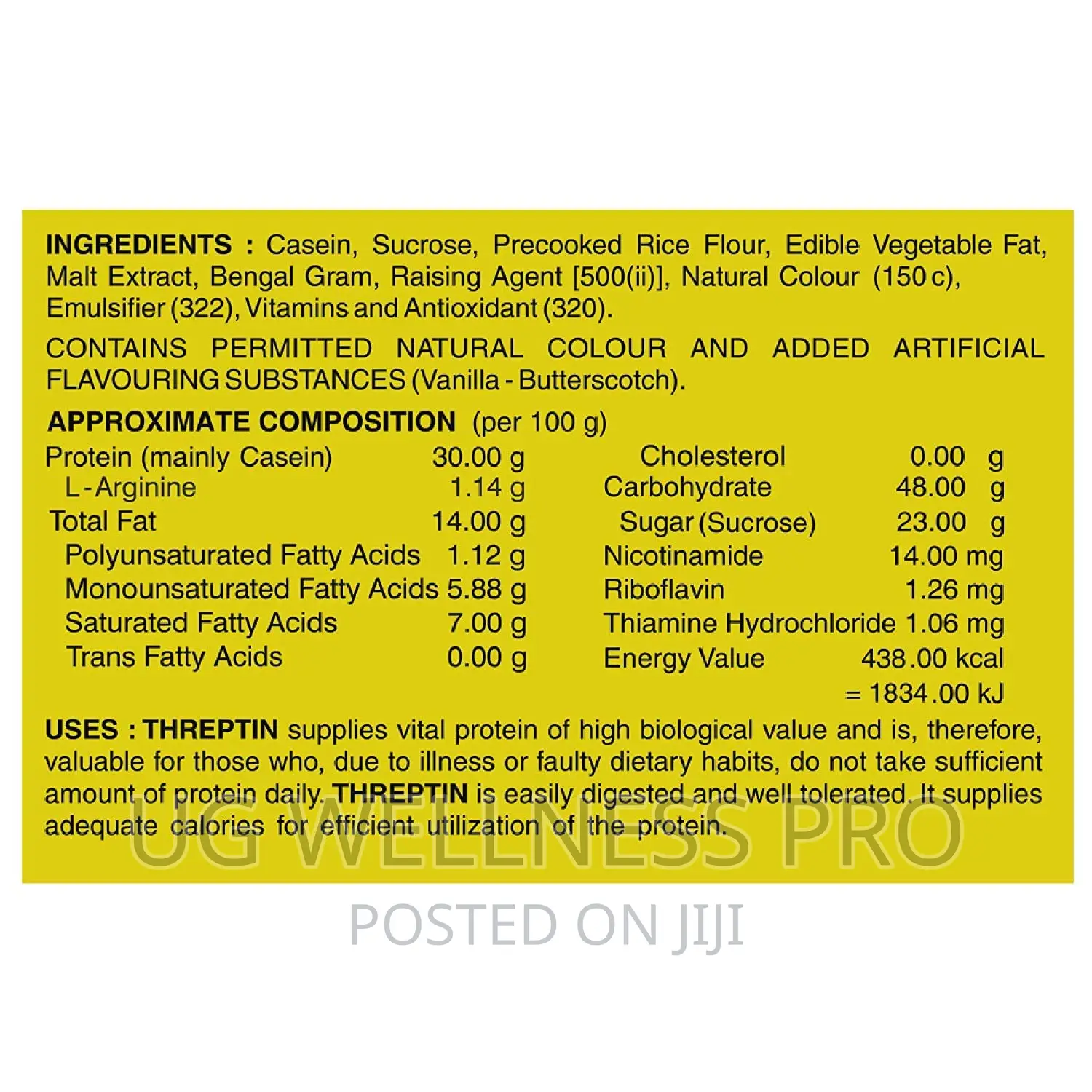 Threptin,Diskettes Protein Biscuit High Calorie 275G
