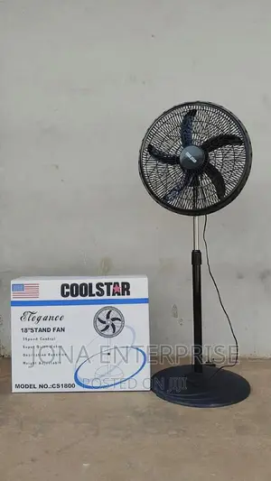Coolstar Stand Fan Black