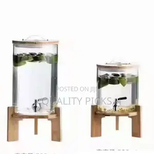 Brand Glass Juice Dispenser Jar