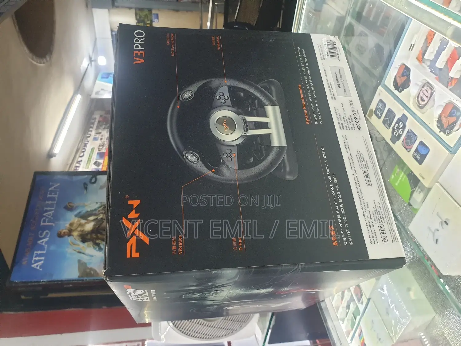 Gaming Race Wheel Pro PXN V3PRO Automatic
